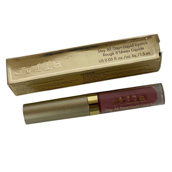 Stila Stay All Day Liquid Lipstick PATINA Creamy Matte Mini Lip Color .05 fl oz - Picture 1 of 4